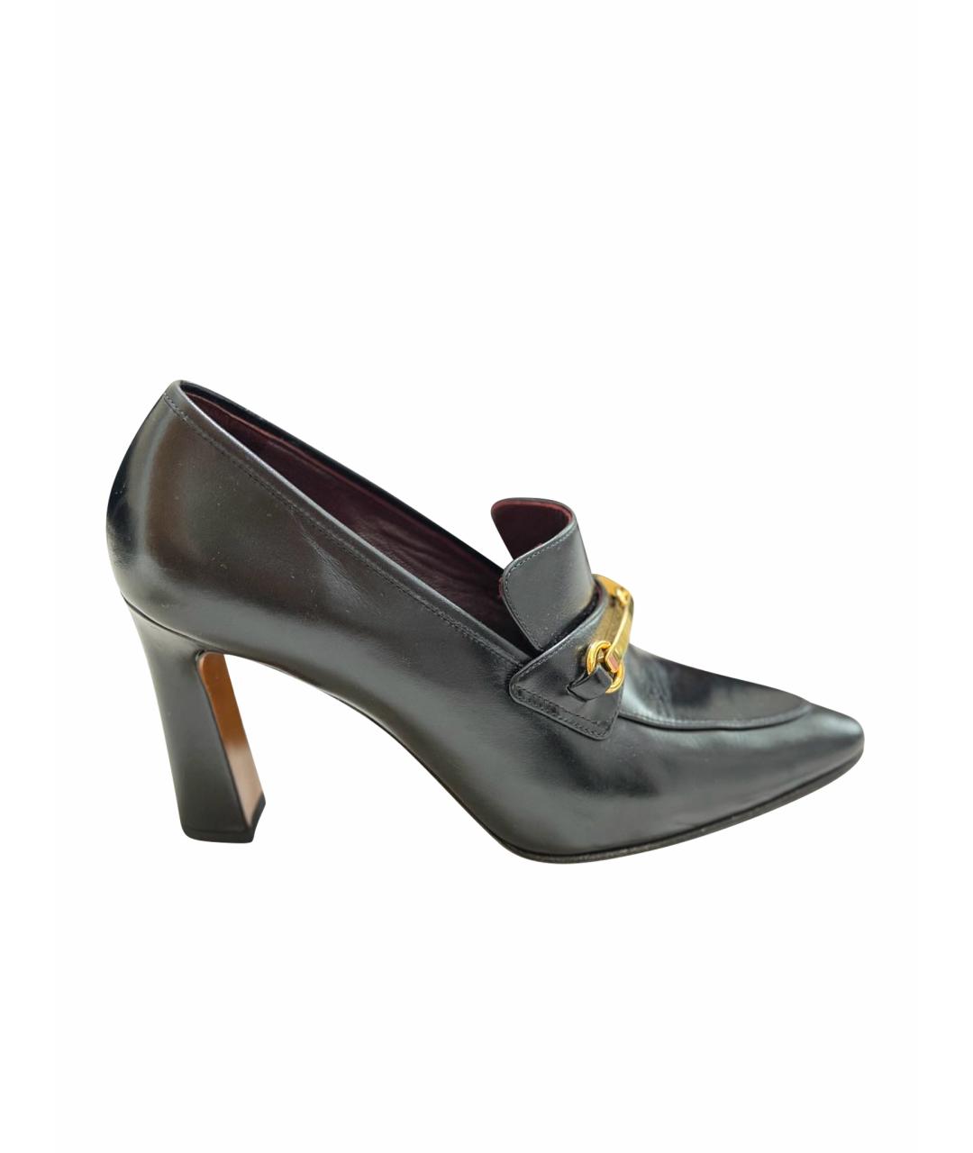 THE ROW Черные кожаные туфли, фото 1