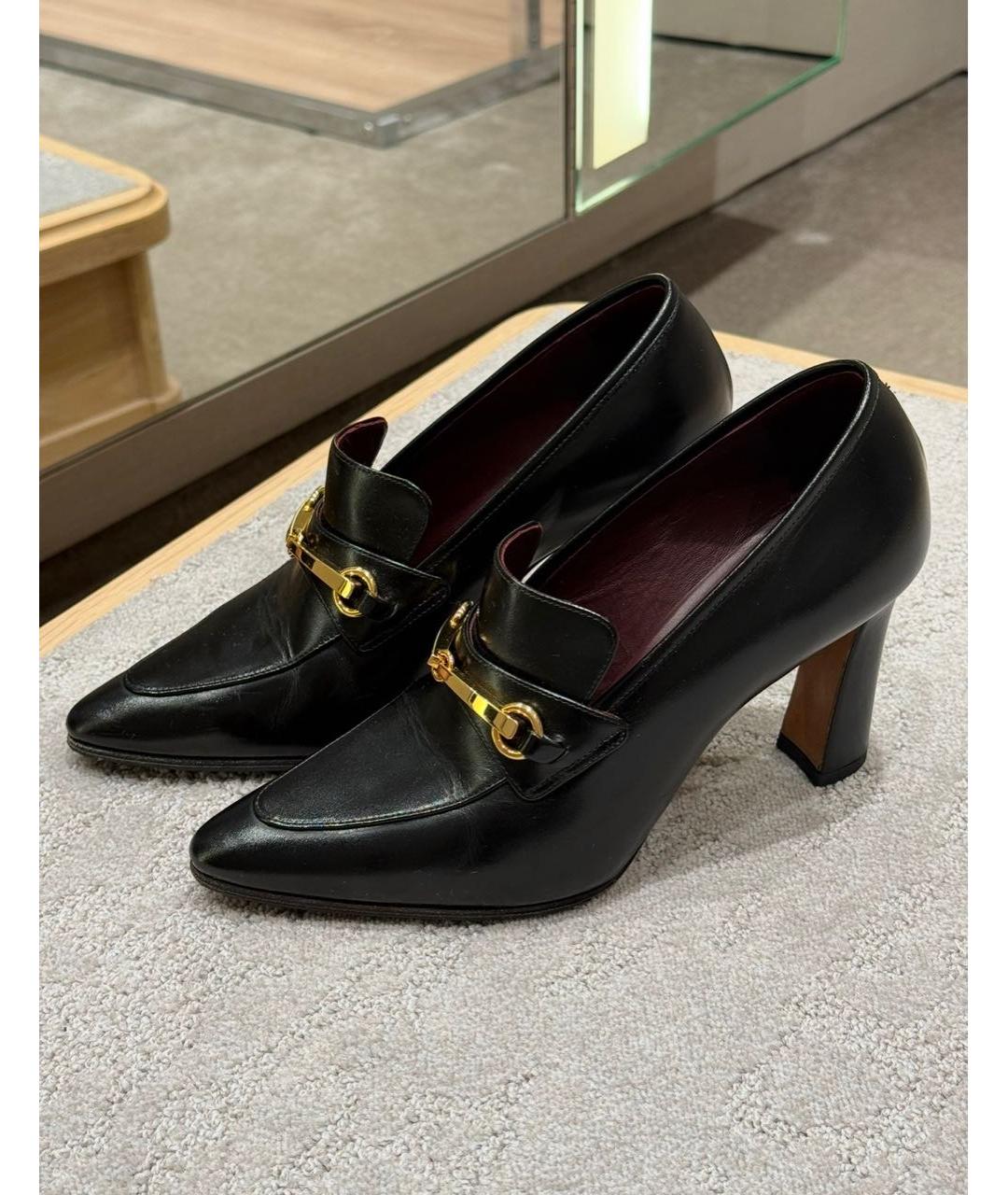 THE ROW Черные кожаные туфли, фото 2