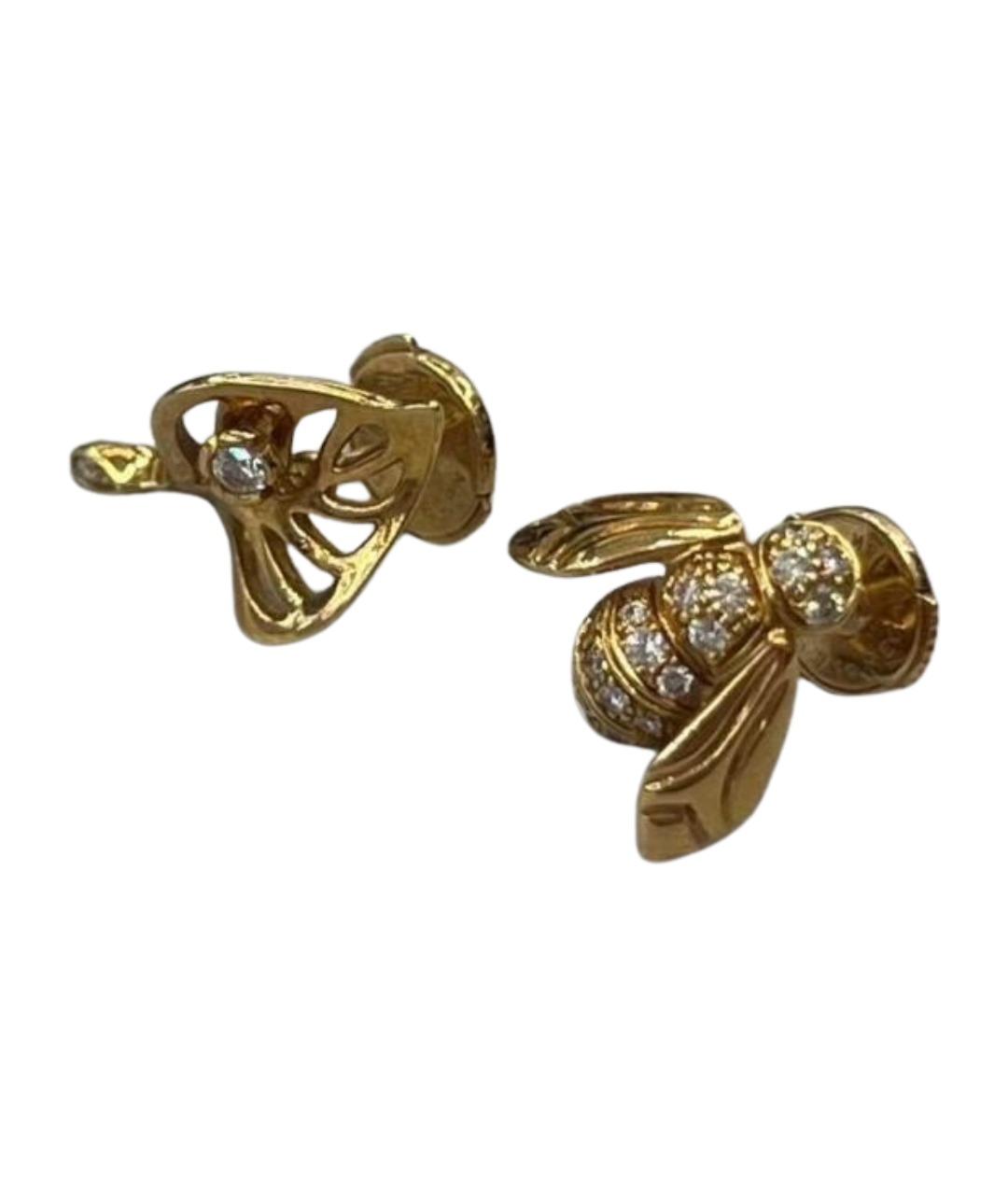 CHRISTIAN DIOR Золотые серьги из розового золота, фото 1