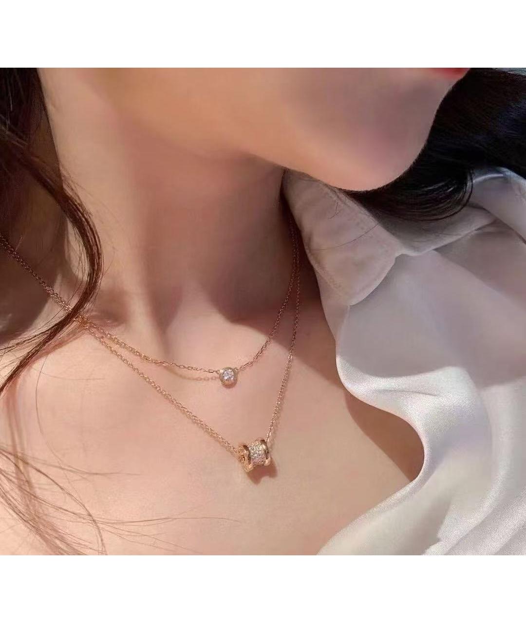 BVLGARI Золотое колье из розового золота, фото 6