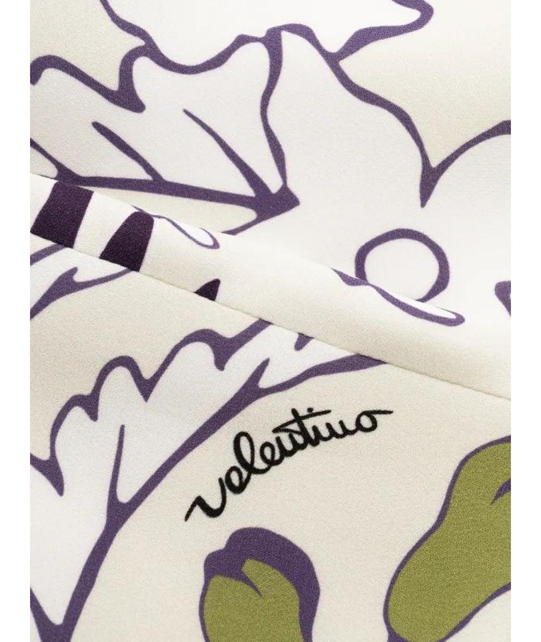 VALENTINO Мульти шелковое повседневное платье, фото 4