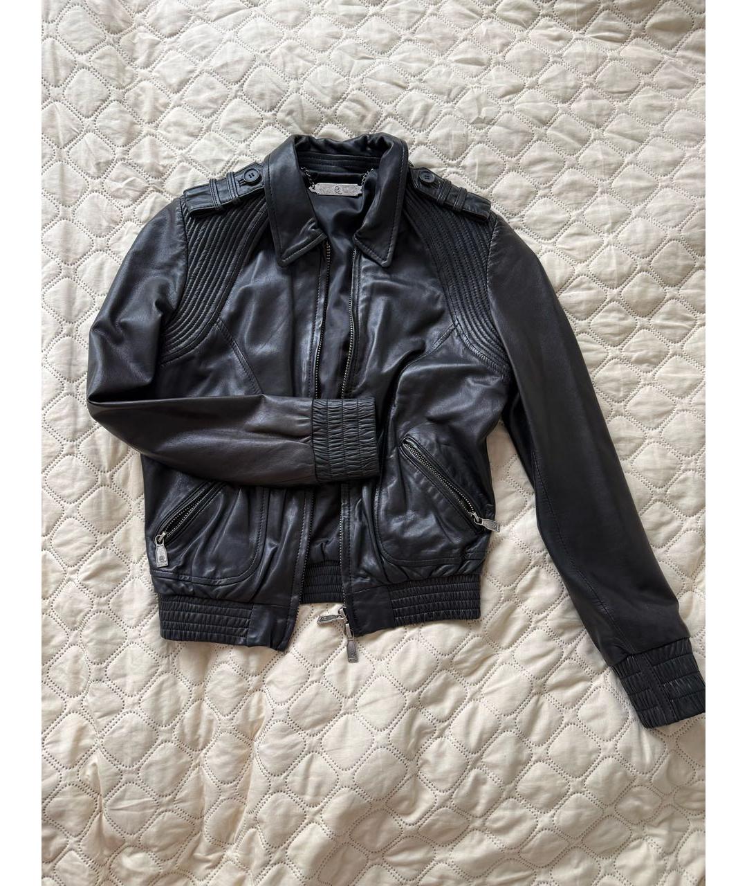 ALEXANDER MCQUEEN Черная кожаная куртка, фото 9