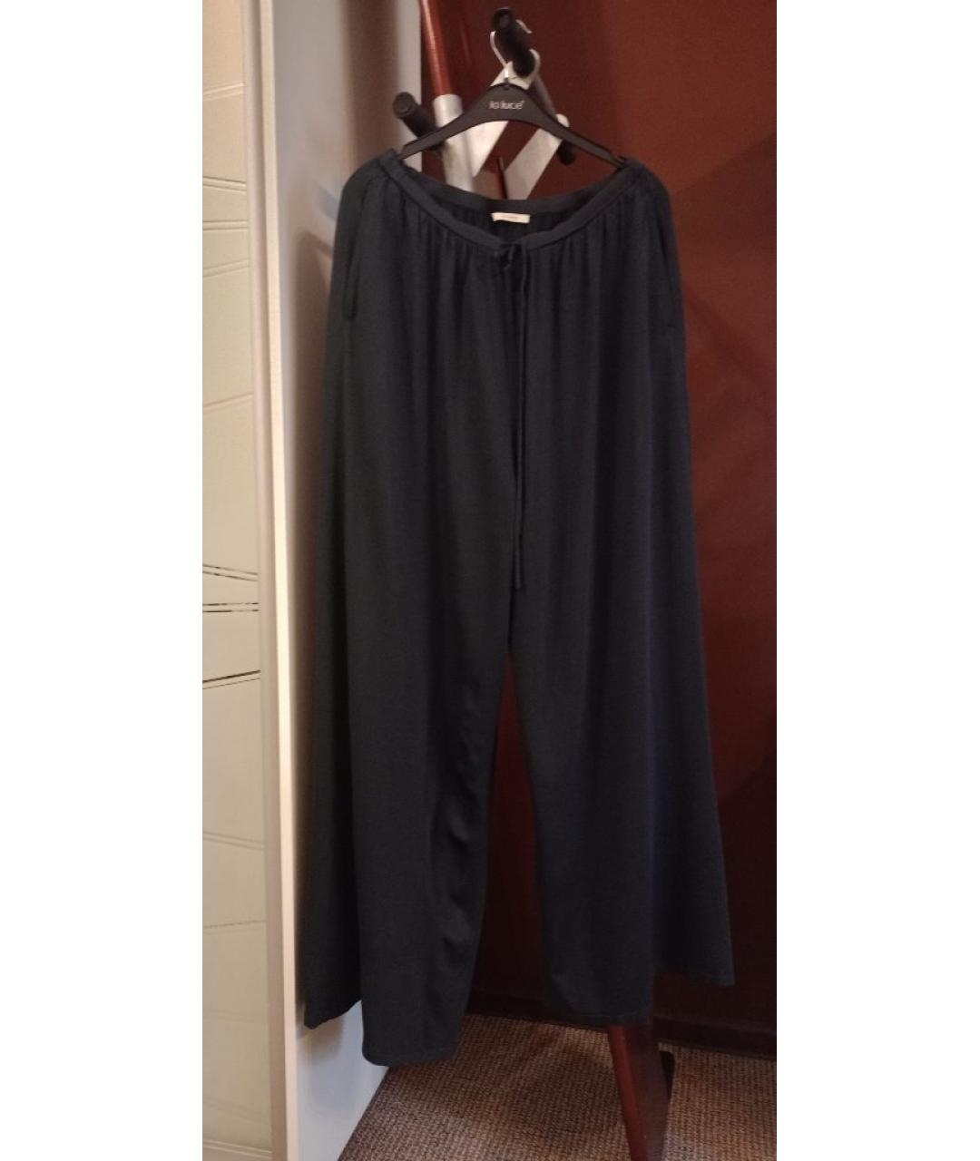 12 STOREEZ Темно-синие вискозные брюки широкие, фото 6