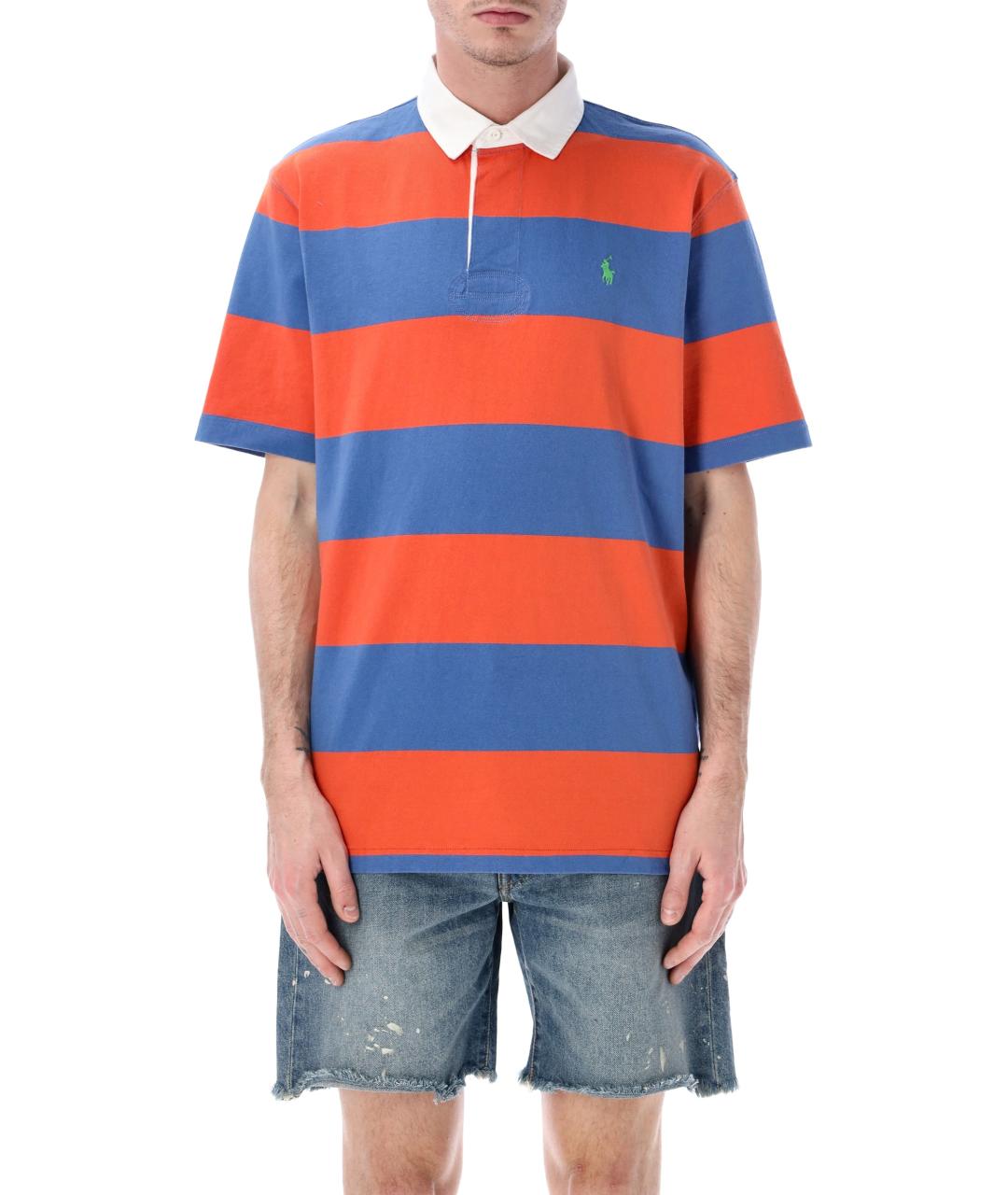 POLO RALPH LAUREN Мульти хлопковое поло с коротким рукавом, фото 1