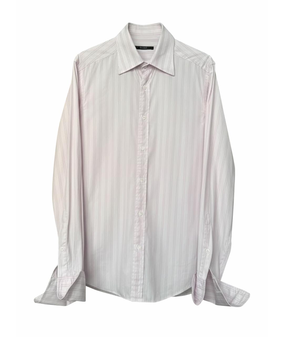 GUCCI Розовая хлопковая классическая рубашка, фото 1