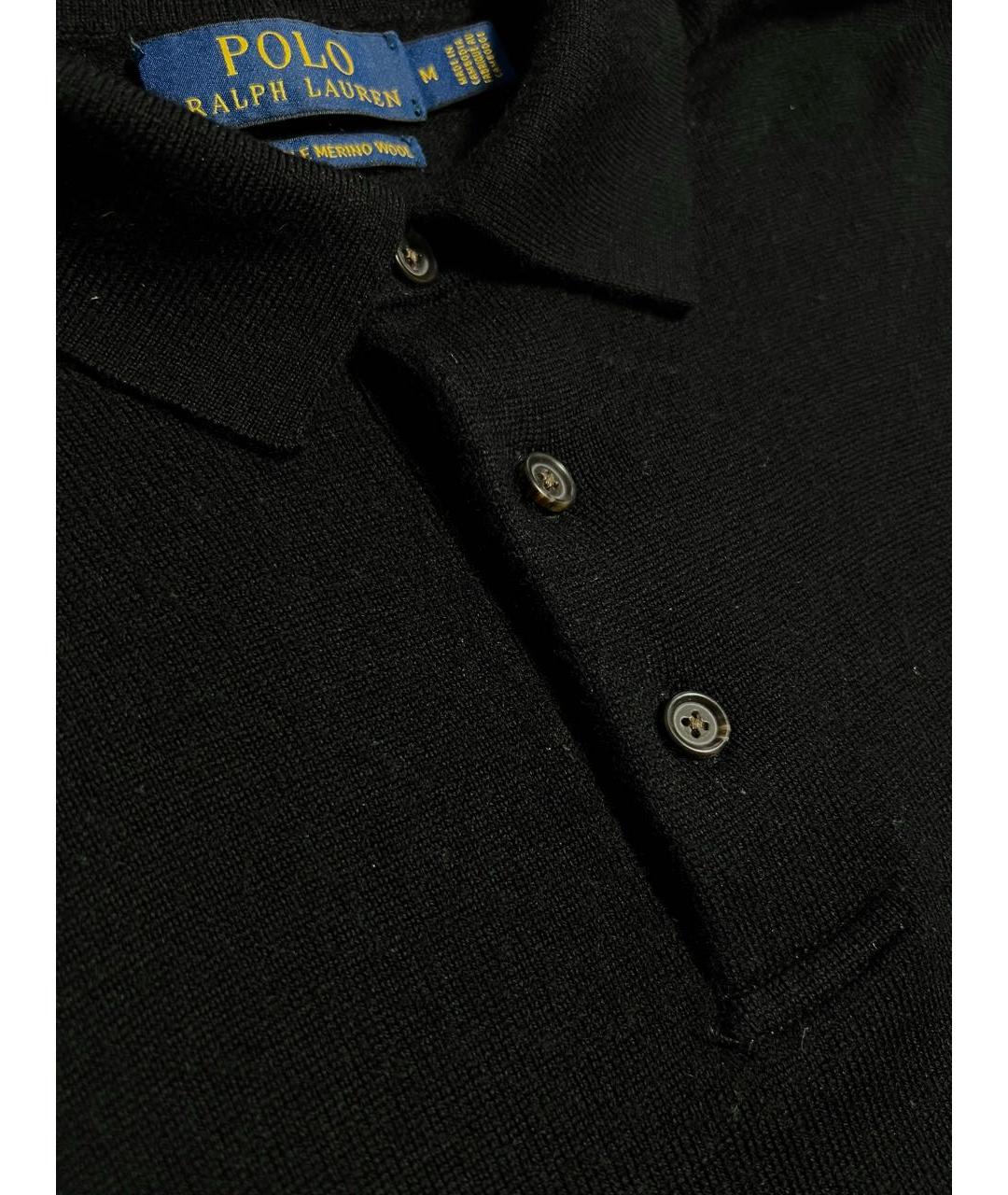 POLO RALPH LAUREN Черный шерстяной джемпер / свитер, фото 6