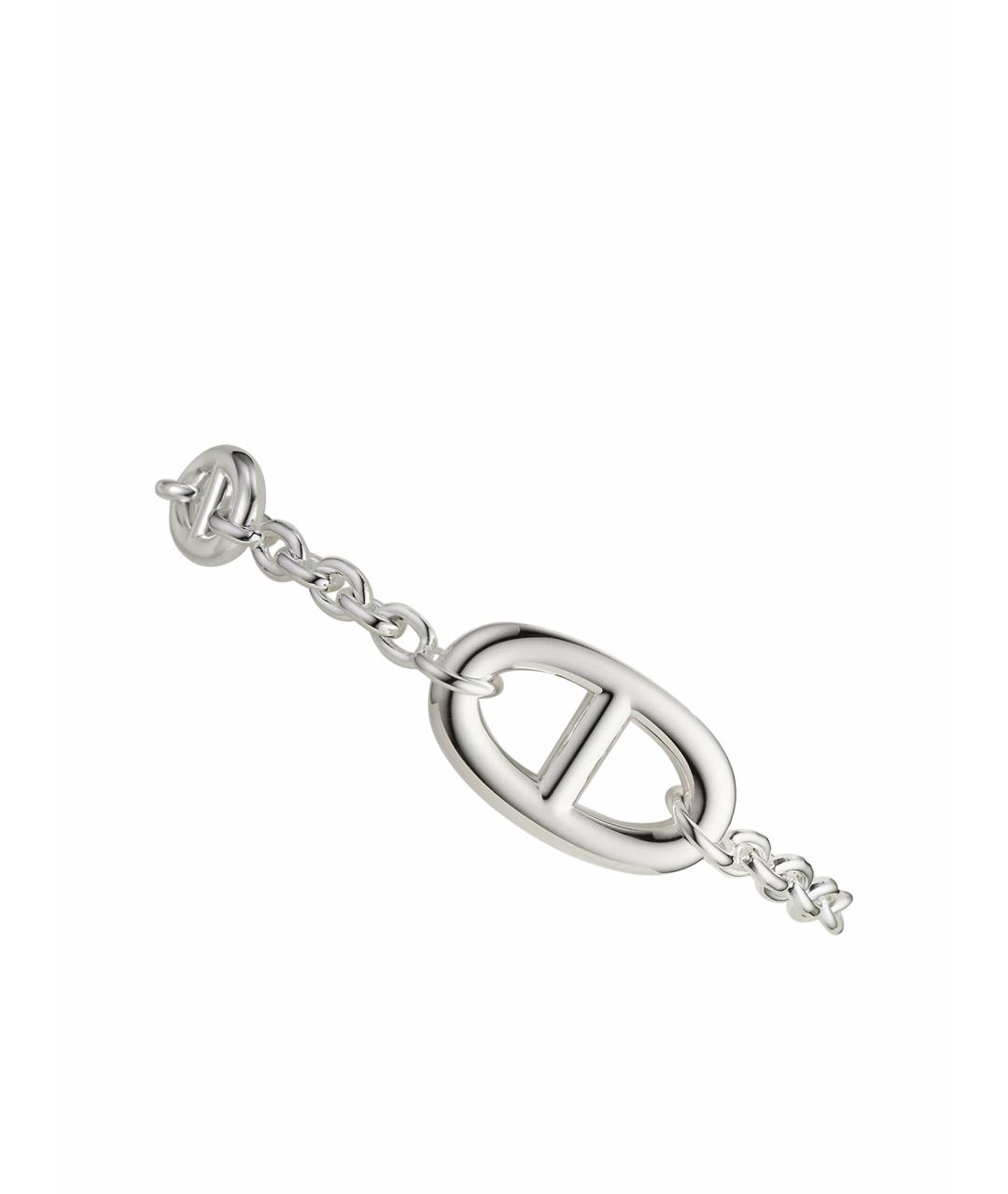 HERMES Серебрянный серебряный браслет, фото 1