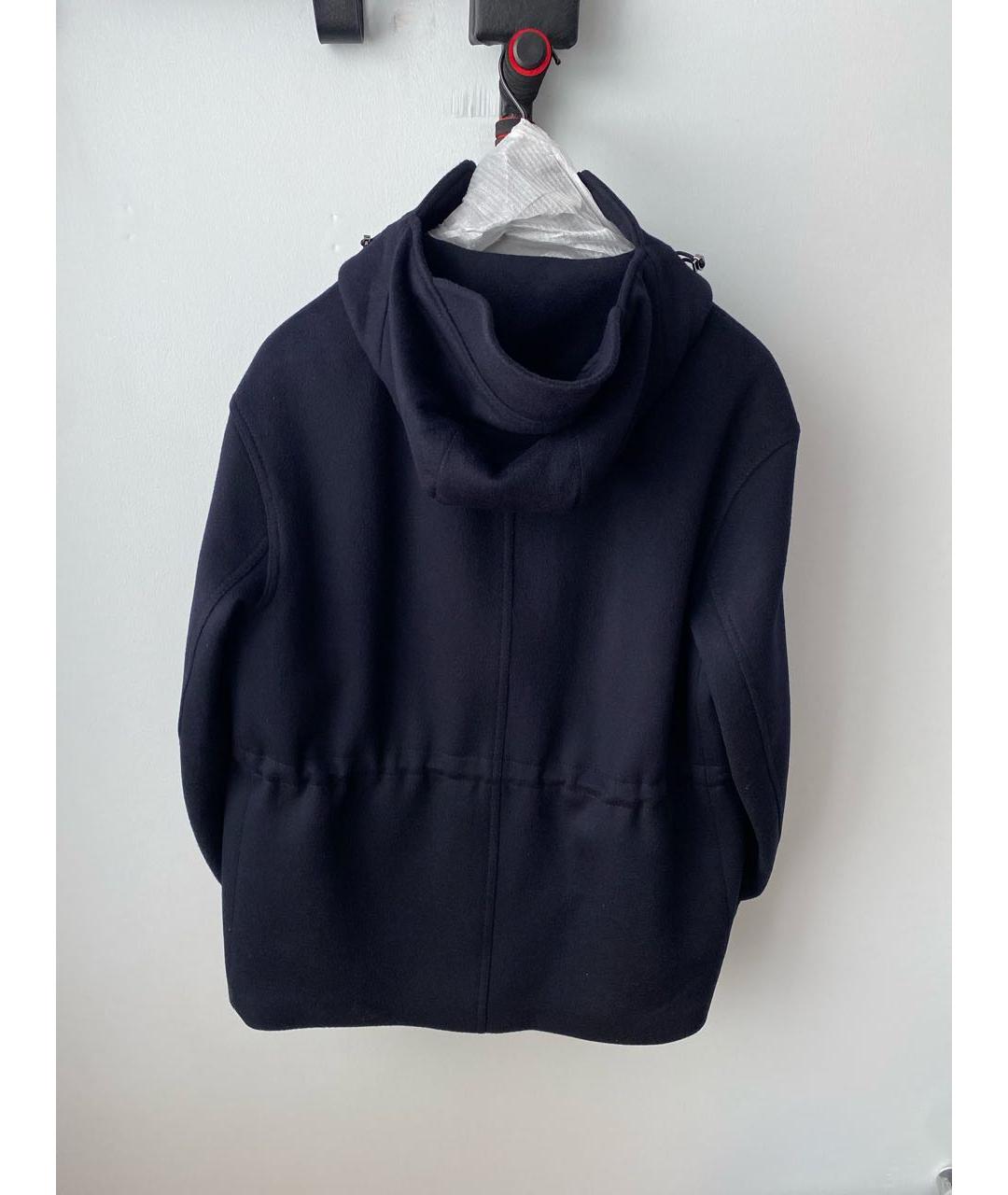 EMPORIO ARMANI Темно-синяя шерстяная куртка, фото 2