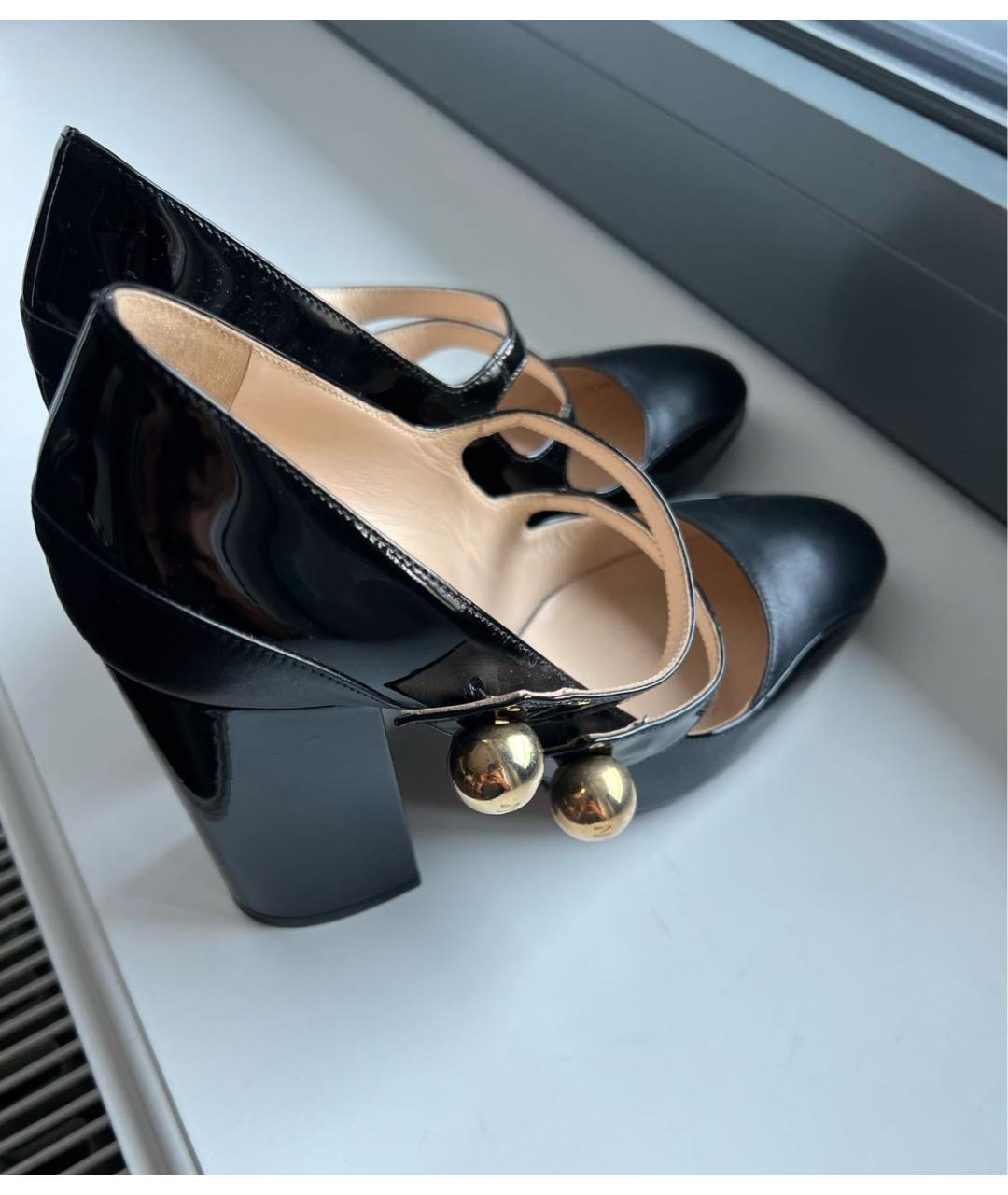 NO. 21 Черные кожаные туфли, фото 2
