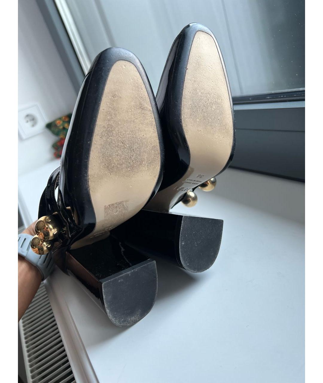 NO. 21 Черные кожаные туфли, фото 5