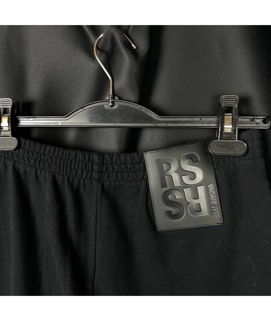 RAF SIMONS Черные хлопковые повседневные брюки, фото 4