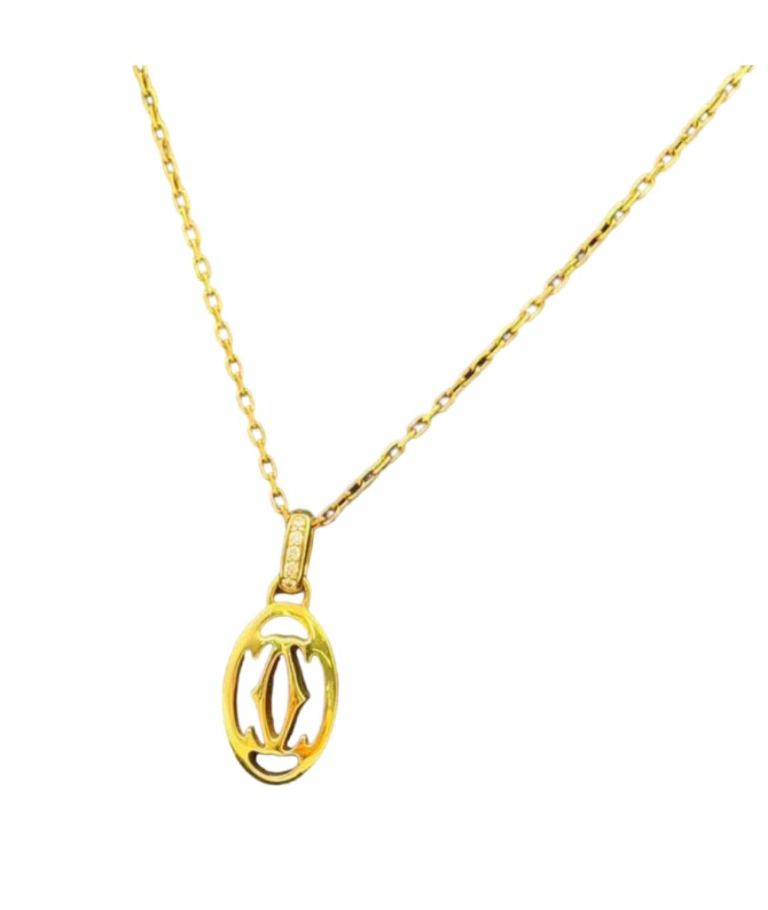 CARTIER Золотое колье из желтого золота, фото 1