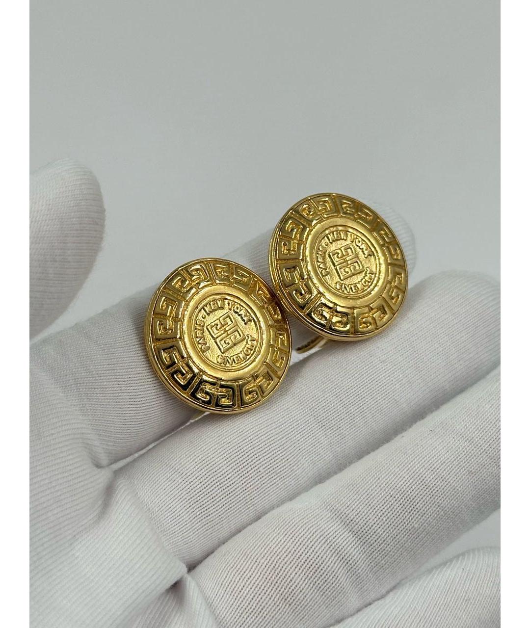 GIVENCHY Золотые позолоченные клипсы, фото 6