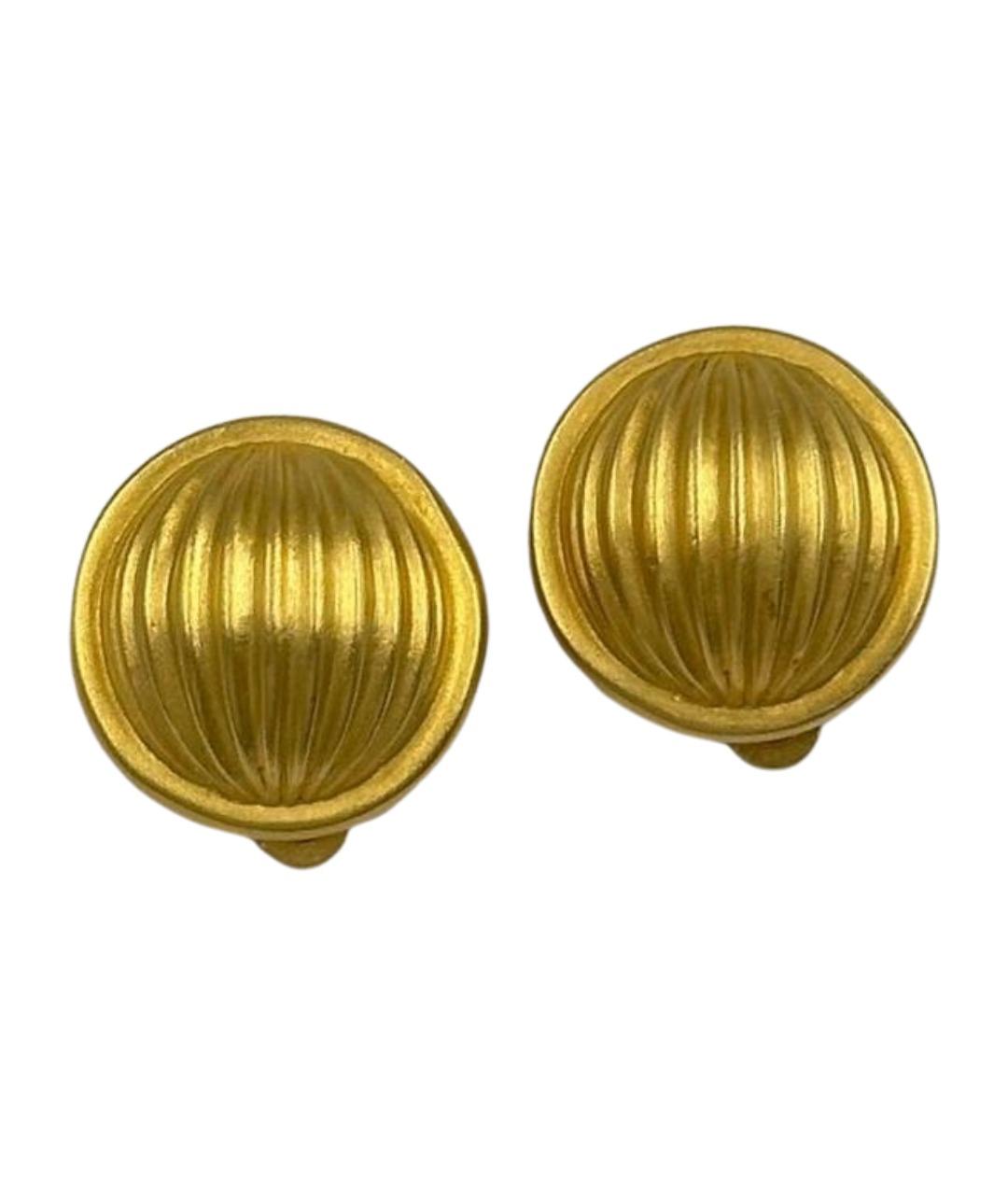 GIVENCHY Золотые позолоченные клипсы, фото 1