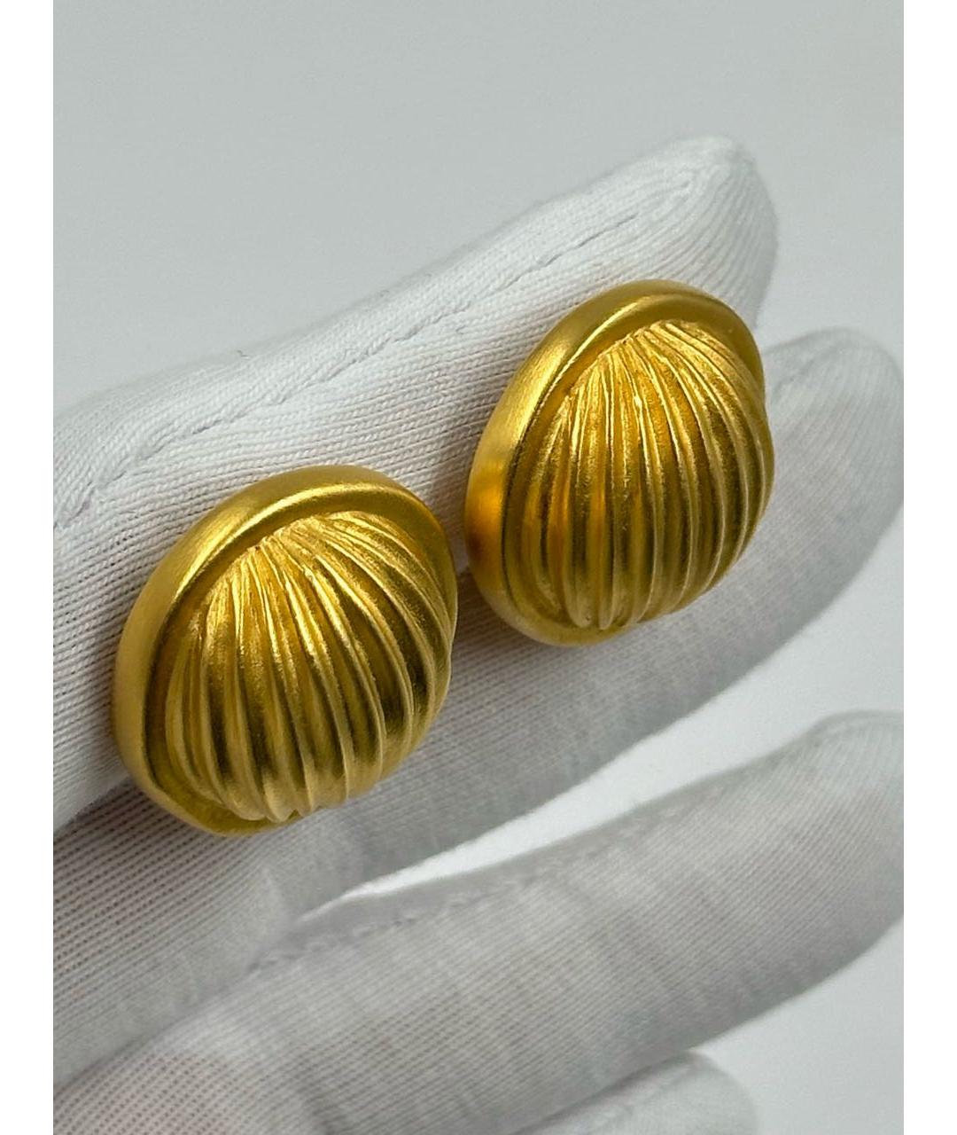 GIVENCHY Золотые позолоченные клипсы, фото 4