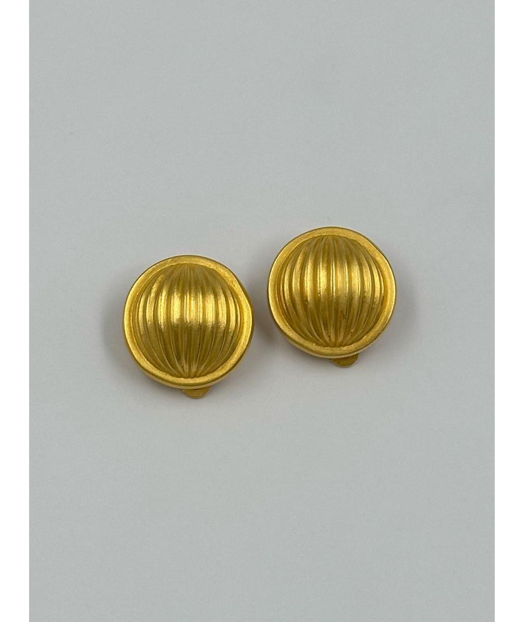 GIVENCHY Золотые позолоченные клипсы, фото 8