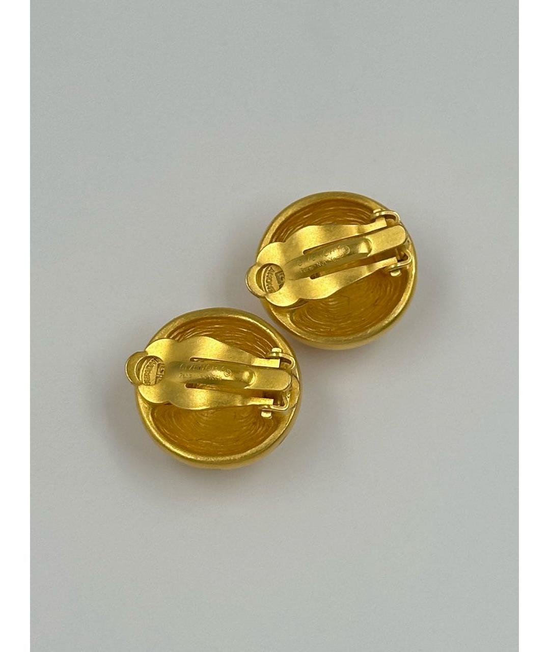 GIVENCHY Золотые позолоченные клипсы, фото 5