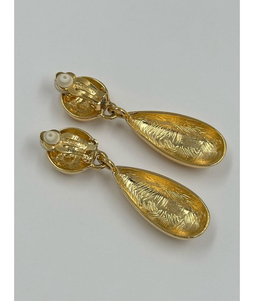 GIVENCHY Золотые позолоченные клипсы, фото 5