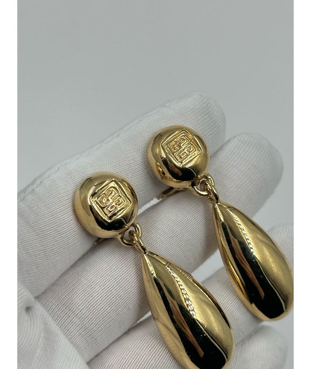 GIVENCHY Золотые позолоченные клипсы, фото 4