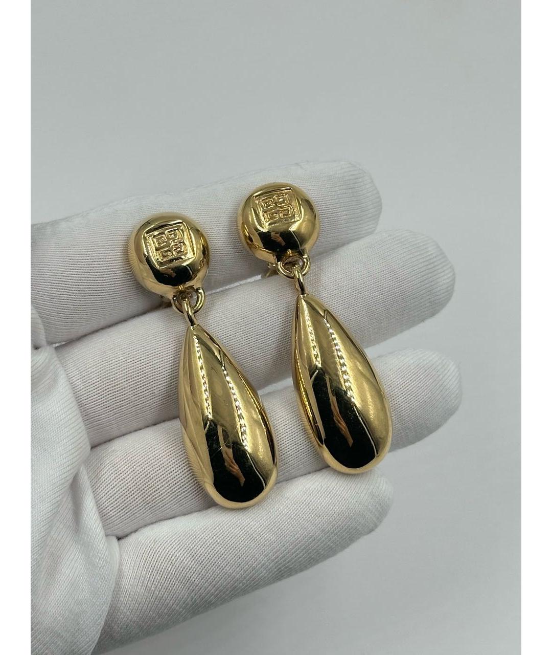 GIVENCHY Золотые позолоченные клипсы, фото 2