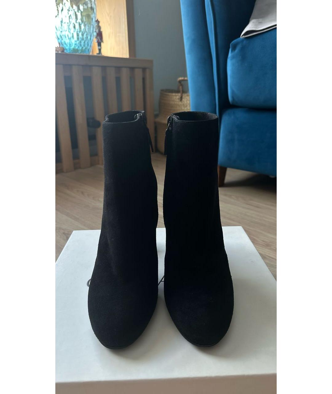 CASADEI Черные замшевые ботильоны, фото 2
