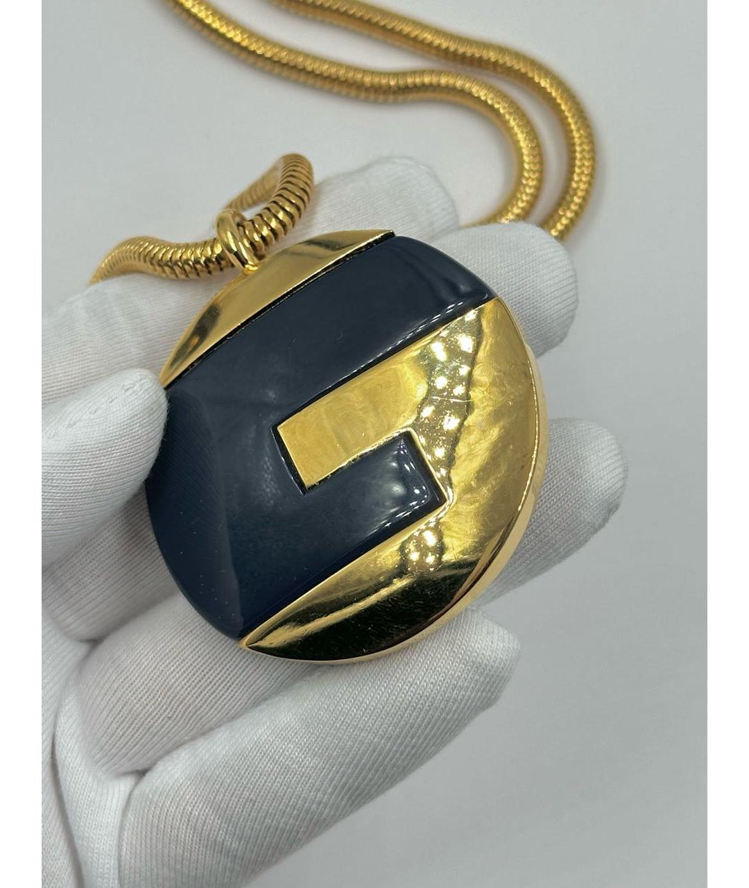 GIVENCHY Синий пластиковый кулон, фото 3