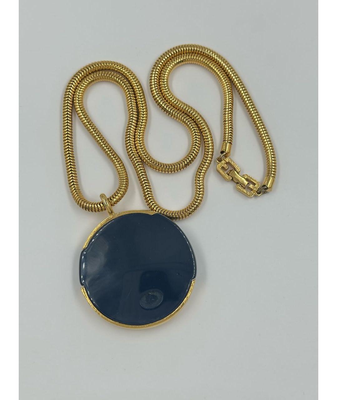 GIVENCHY Синий пластиковый кулон, фото 6