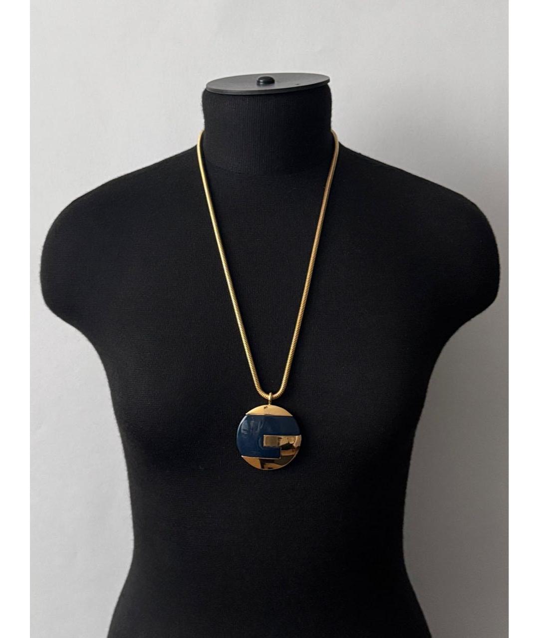 GIVENCHY Синий пластиковый кулон, фото 8