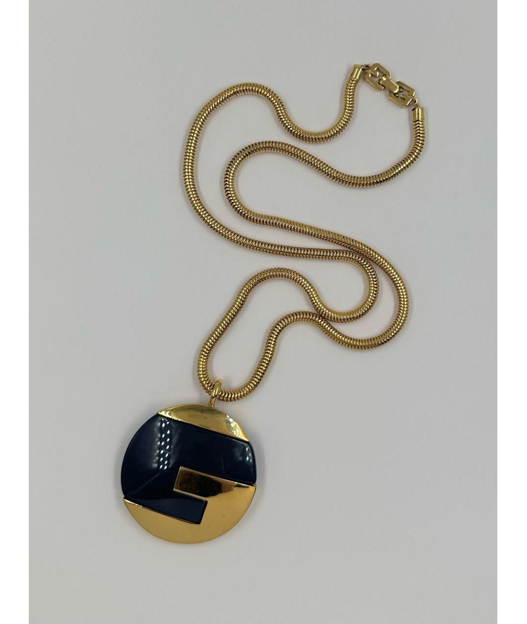 GIVENCHY Синий пластиковый кулон, фото 9