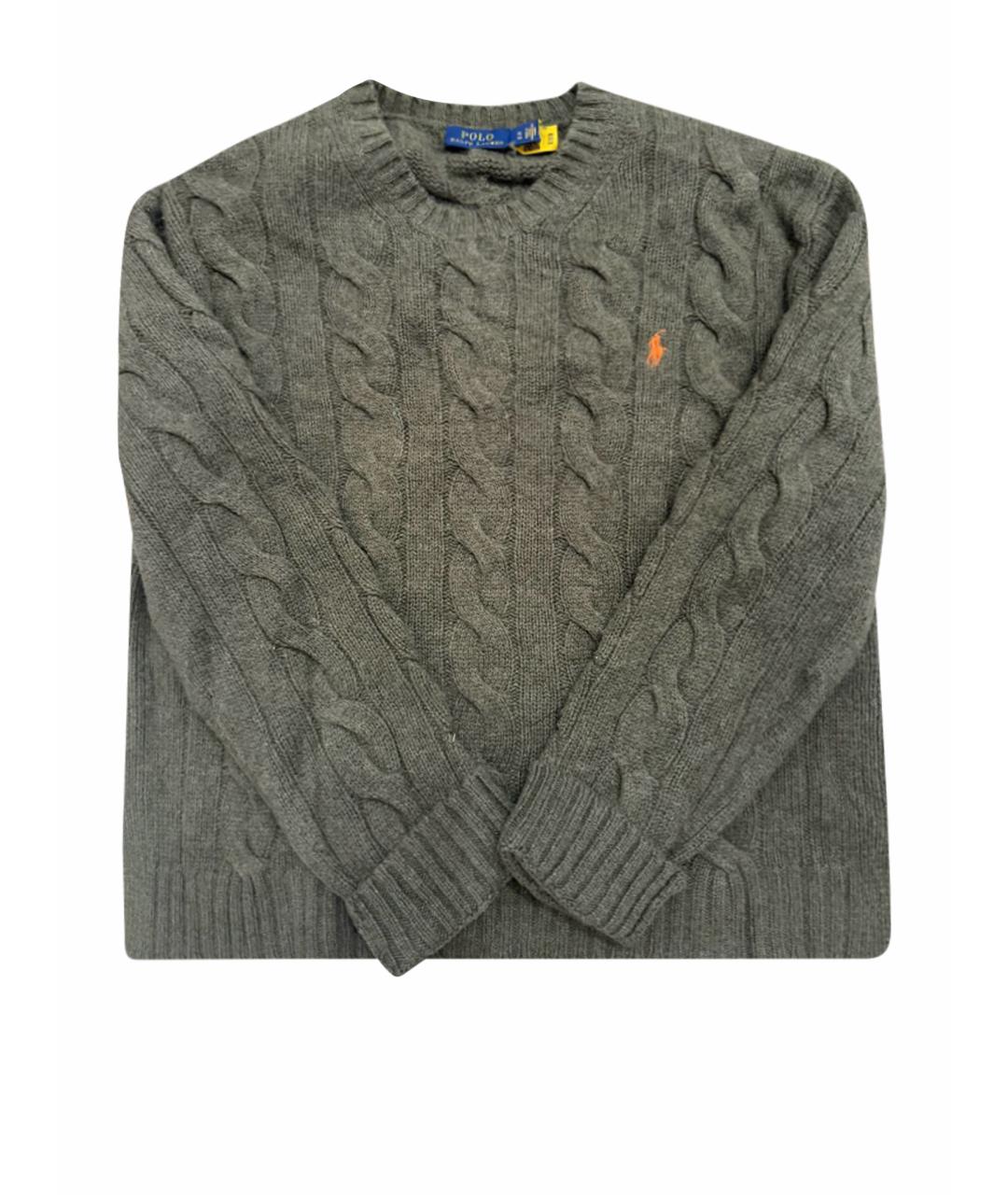 POLO RALPH LAUREN Хаки кашемировый джемпер / свитер, фото 1