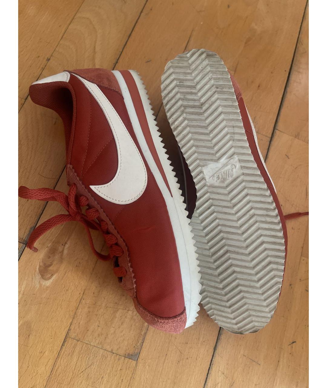 NIKE Бордовые замшевые кроссовки, фото 6