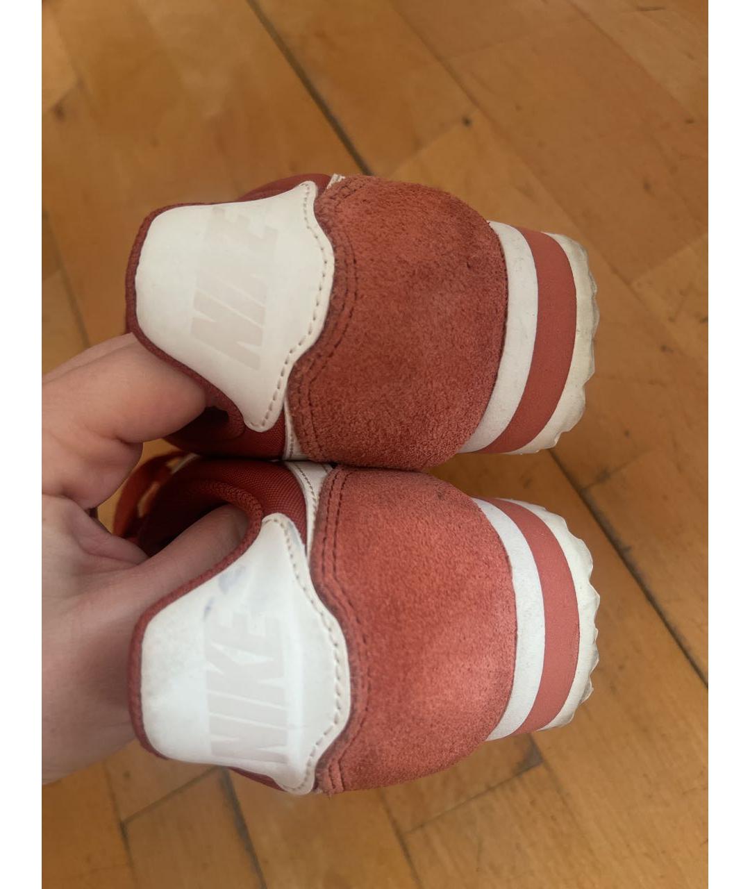 NIKE Бордовые замшевые кроссовки, фото 4