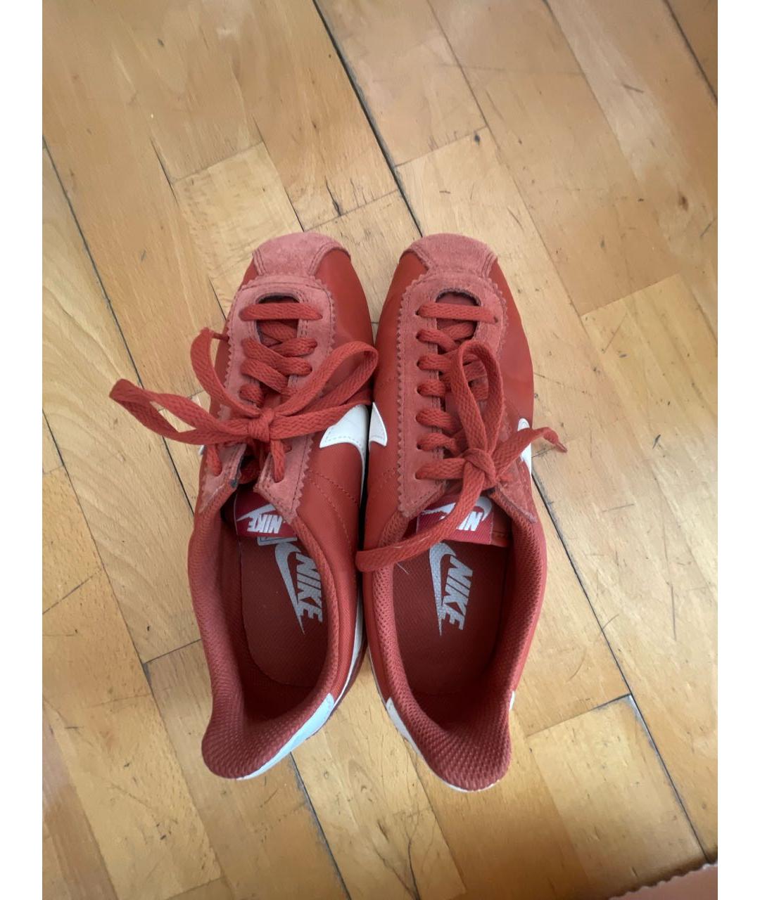 NIKE Бордовые замшевые кроссовки, фото 3