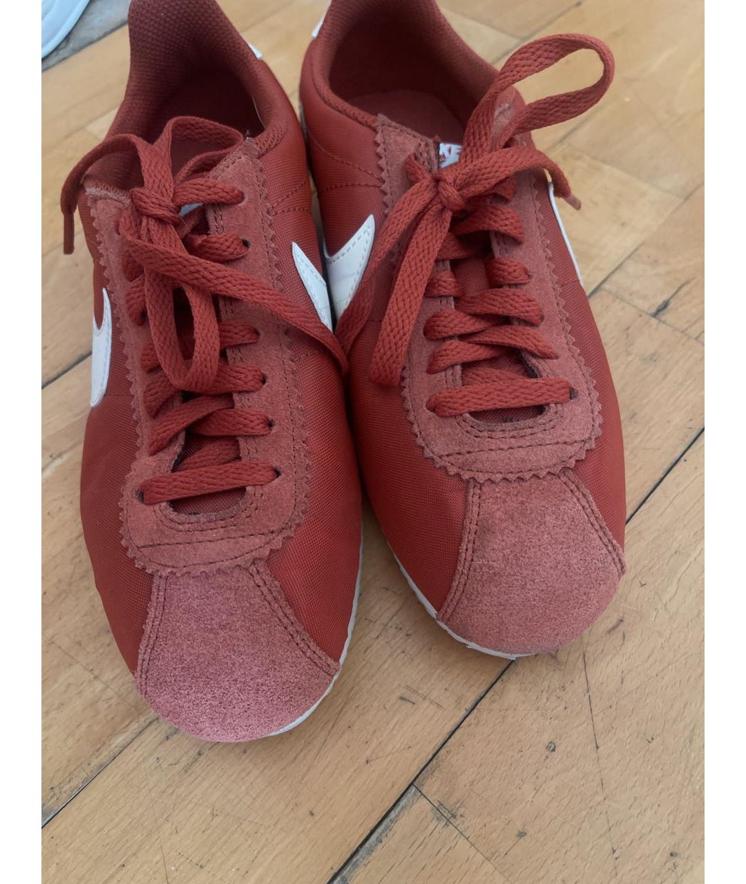 NIKE Бордовые замшевые кроссовки, фото 2