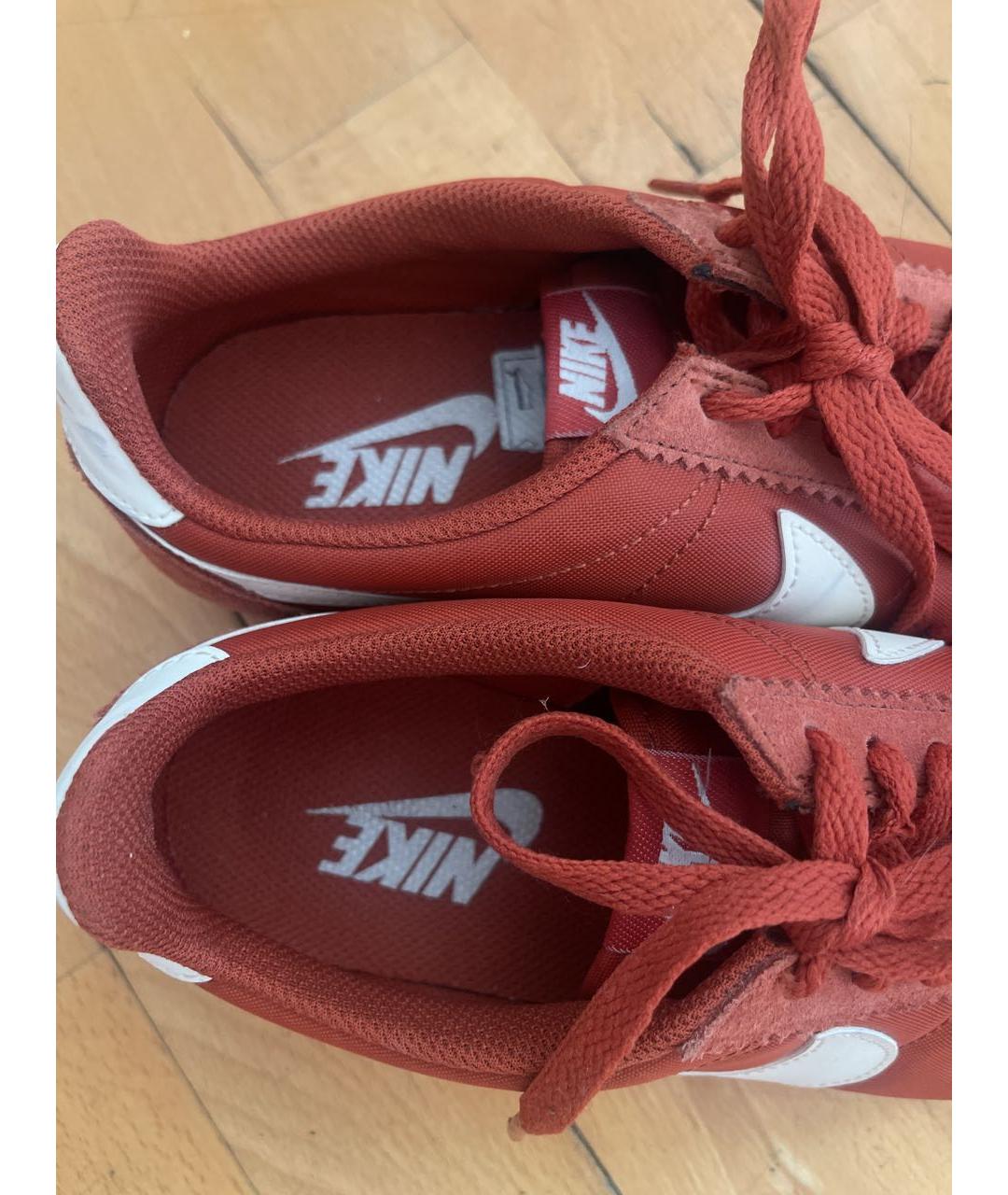 NIKE Бордовые замшевые кроссовки, фото 5