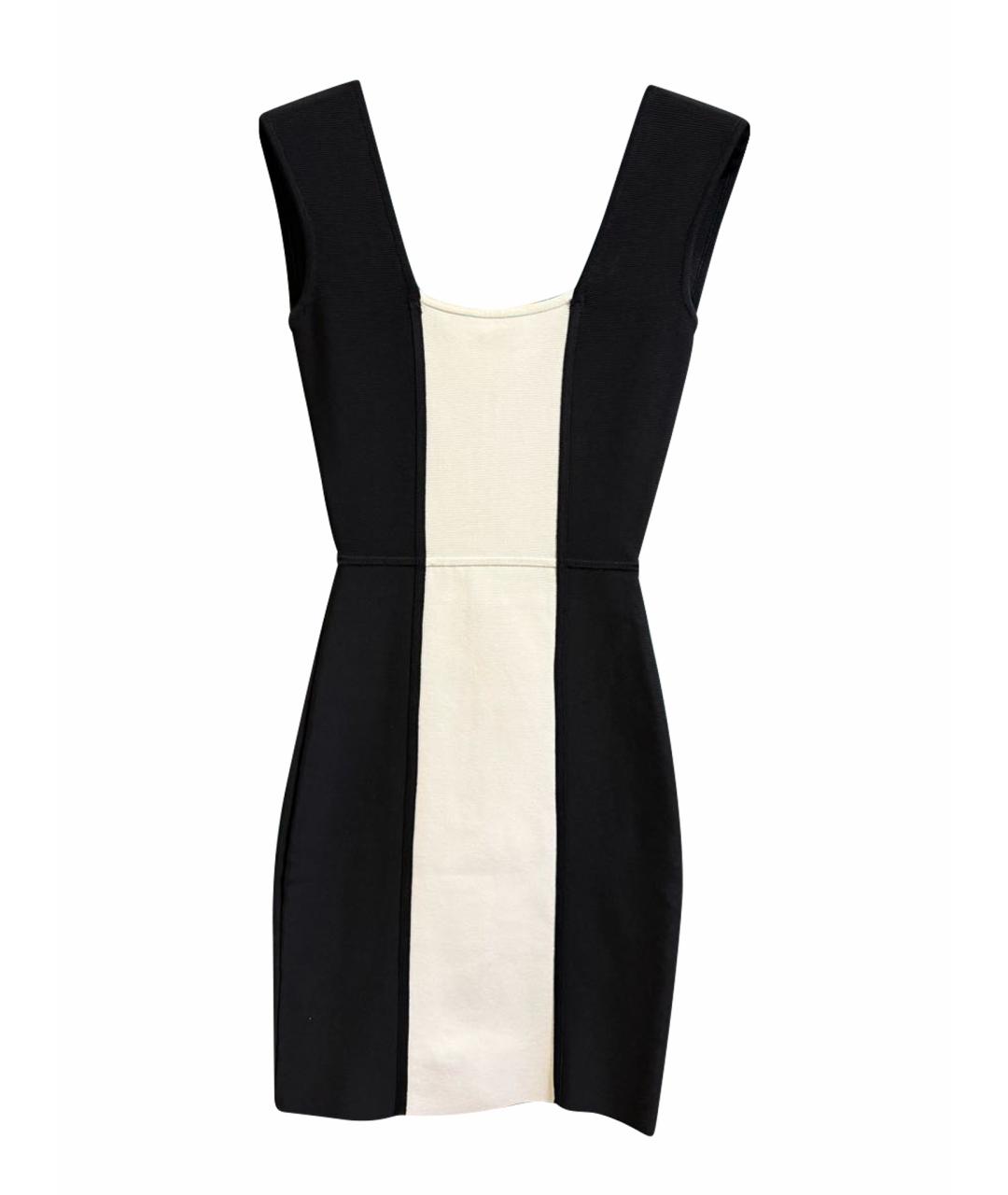 BCBG MAXAZRIA Черное вискозное коктейльное платье, фото 1