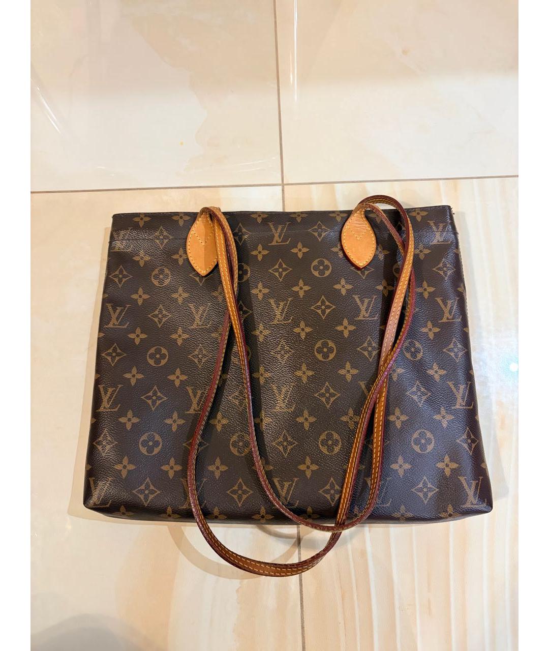 LOUIS VUITTON Коричневая косметичка, фото 8