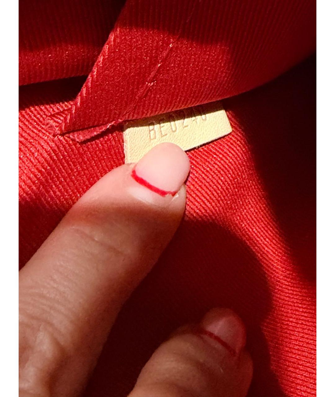 LOUIS VUITTON Коричневая косметичка, фото 5