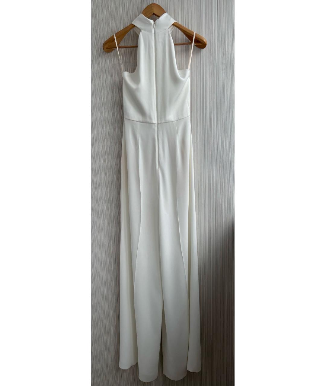 MAX MARA Белый ацетатный комбинезон, фото 5