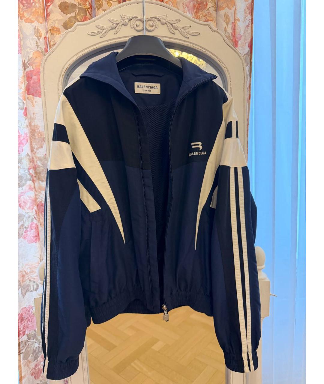BALENCIAGA Темно-синий полиамидовый спортивные костюмы, фото 4