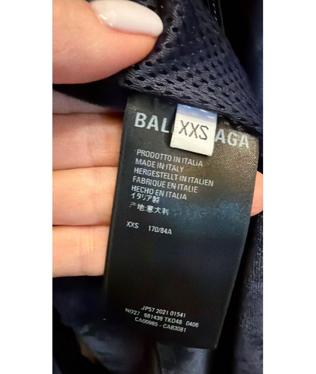 BALENCIAGA Темно-синий полиамидовый спортивные костюмы, фото 8