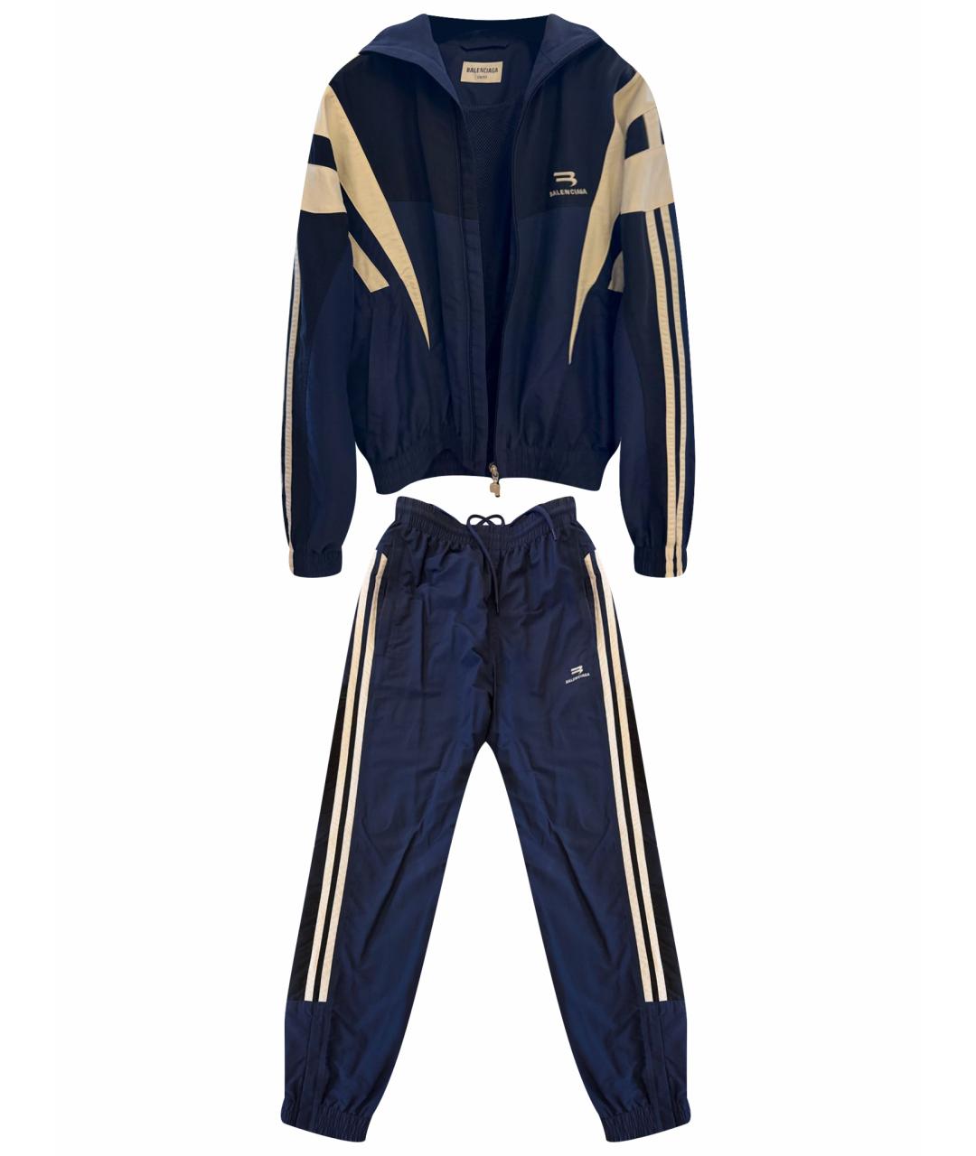 BALENCIAGA Темно-синий полиамидовый спортивные костюмы, фото 1