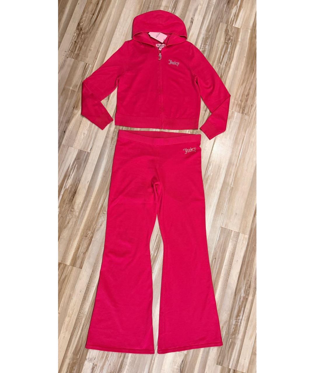 JUICY COUTURE Бордовый вискозный спортивные костюмы, фото 8