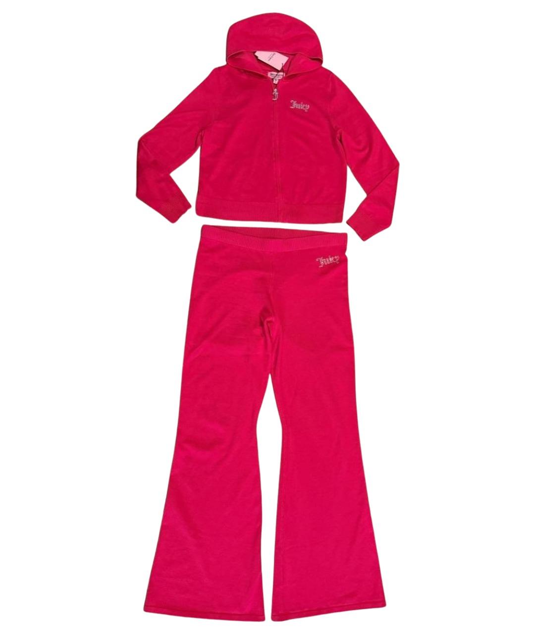 JUICY COUTURE Бордовый вискозный спортивные костюмы, фото 1