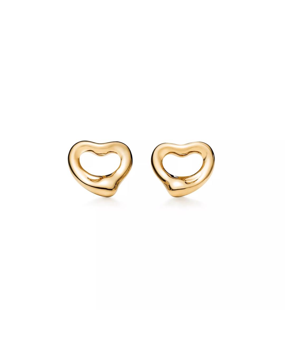 TIFFANY&CO Желтые серьги из желтого золота, фото 5