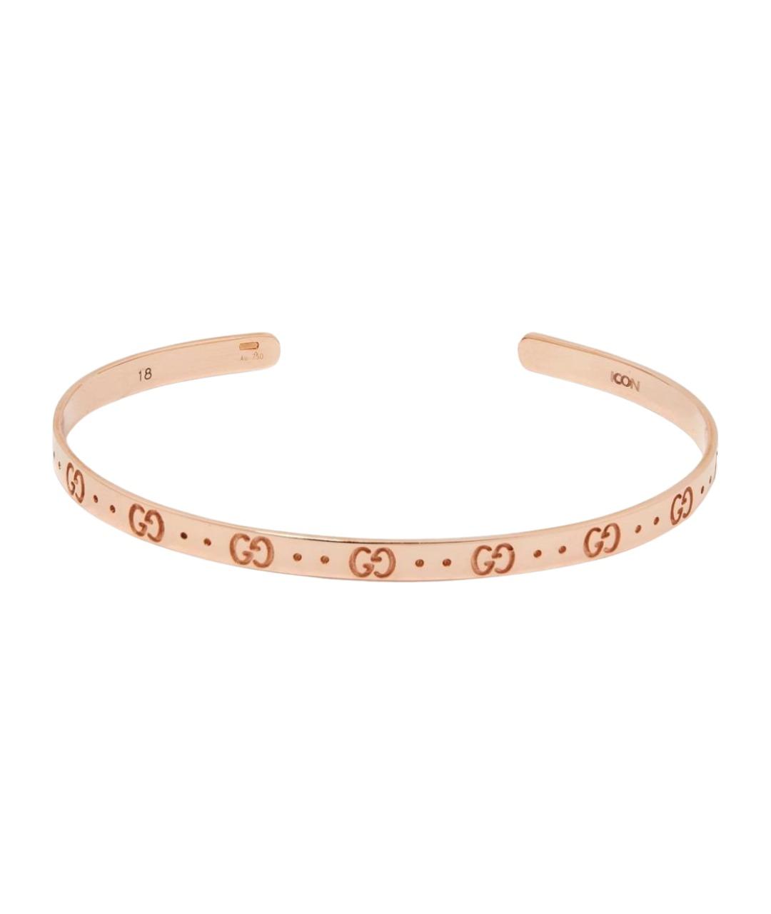 GUCCI Золотой браслет из розового золота, фото 1