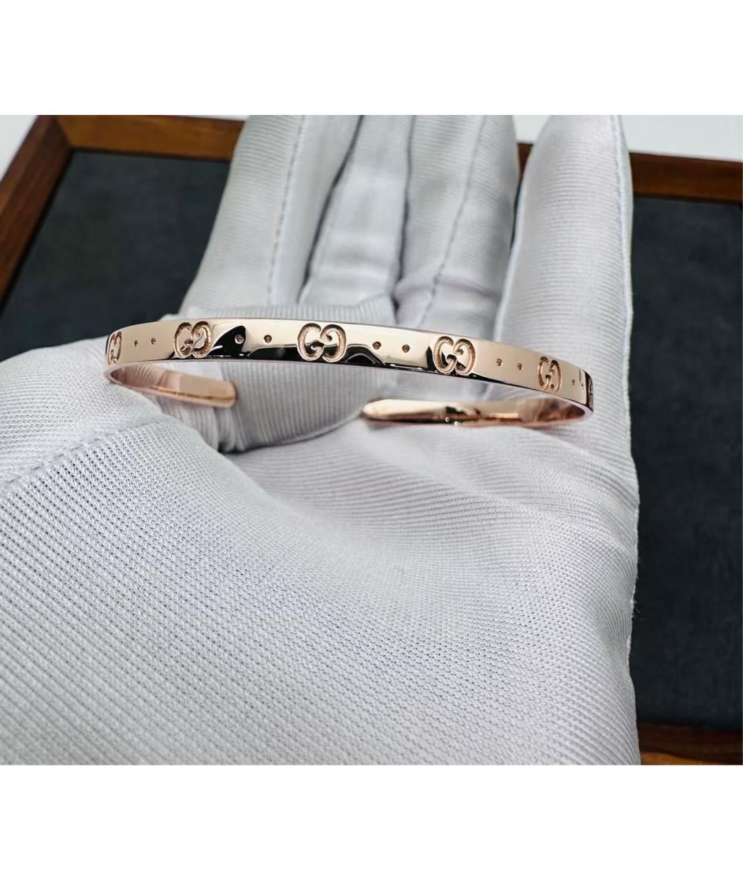GUCCI Золотой браслет из розового золота, фото 6