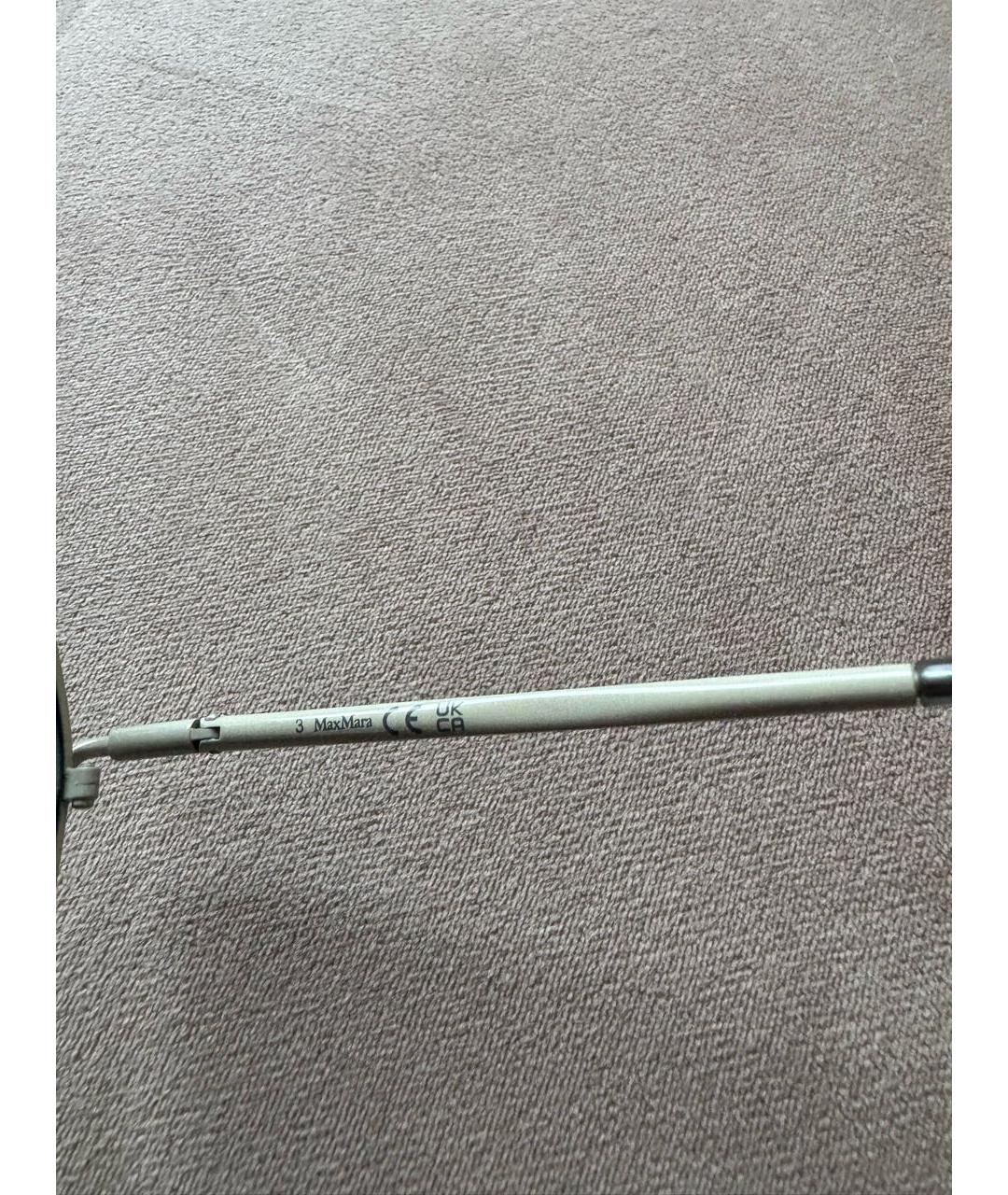 MAX MARA Зеленые металлические солнцезащитные очки, фото 6