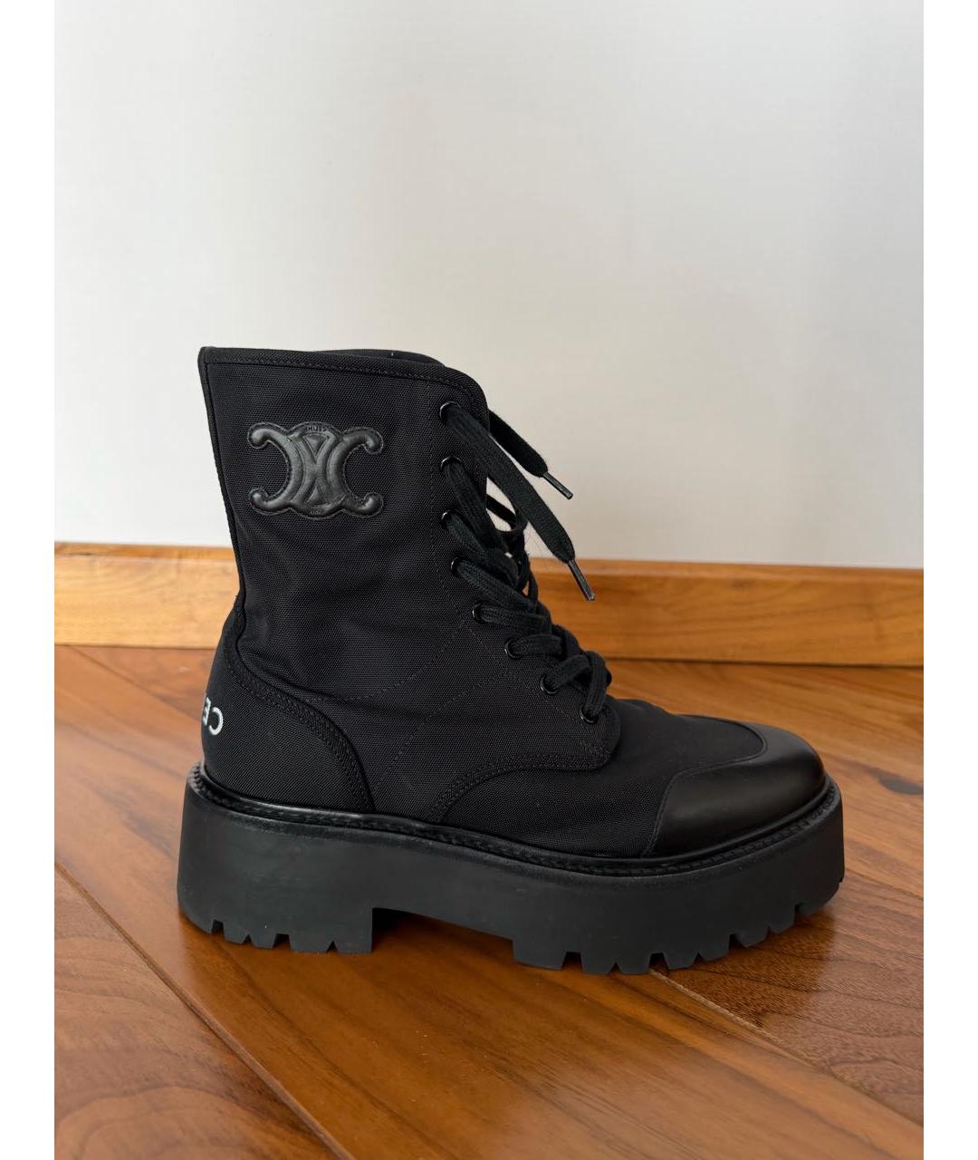 CELINE Черные ботинки, фото 5