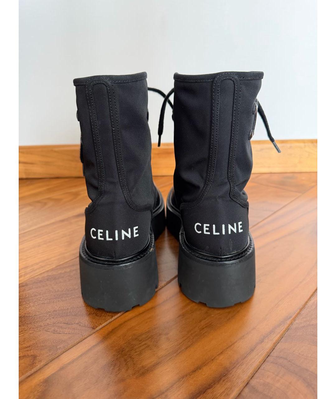 CELINE Черные ботинки, фото 4